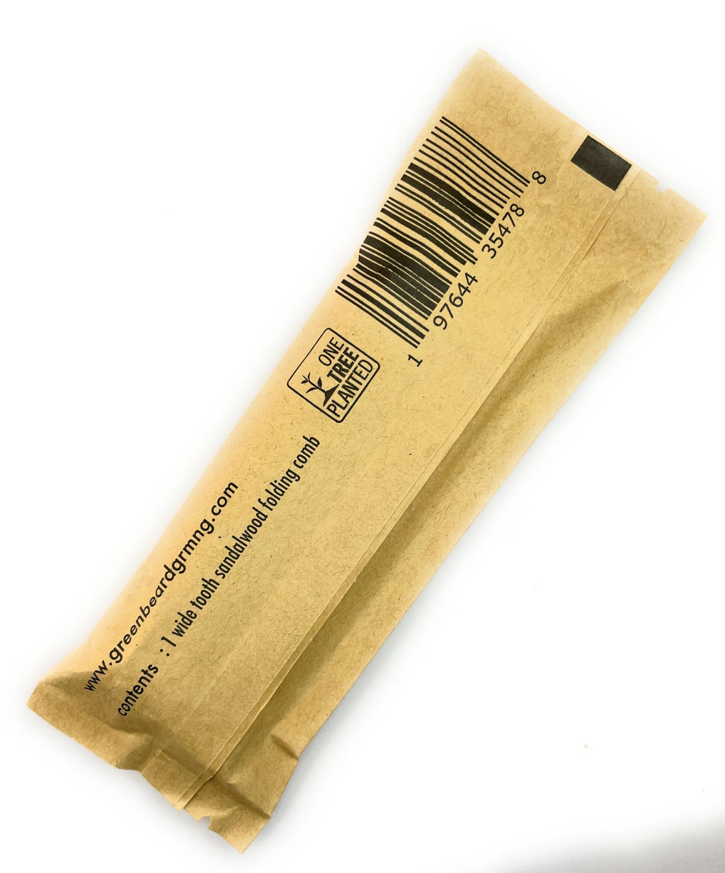 Tree-mendous Sandalwood Wide-Tooth Folding Beard Comb