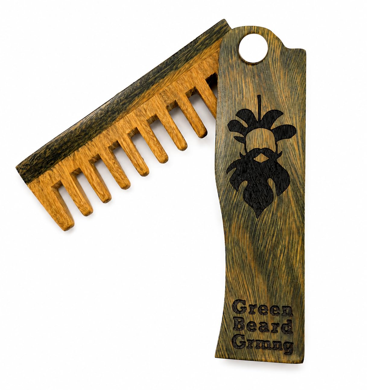 Tree-mendous Sandalwood Wide-Tooth Folding Beard Comb