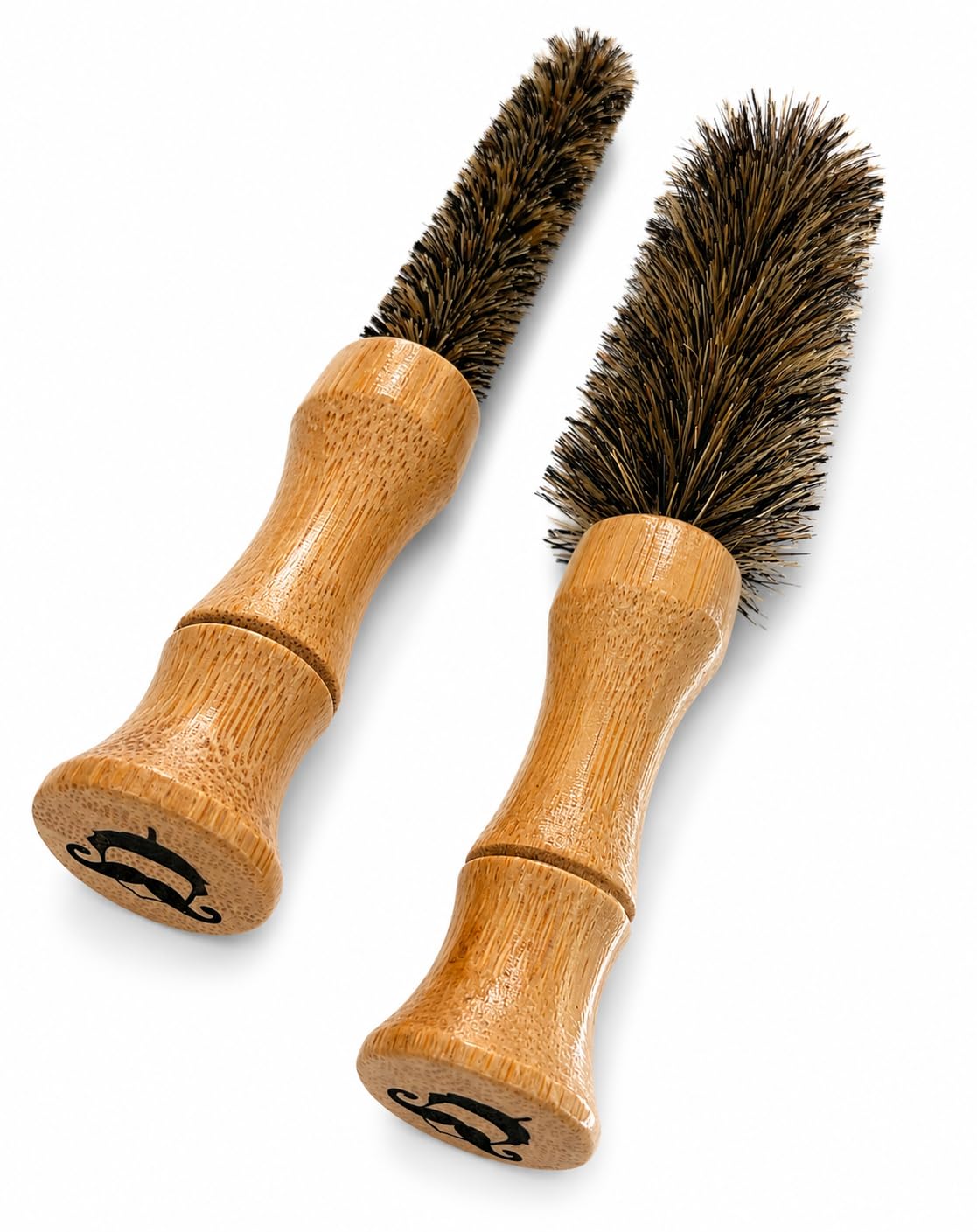 Twisted Timber Round Mustache Brush (2-Pack)