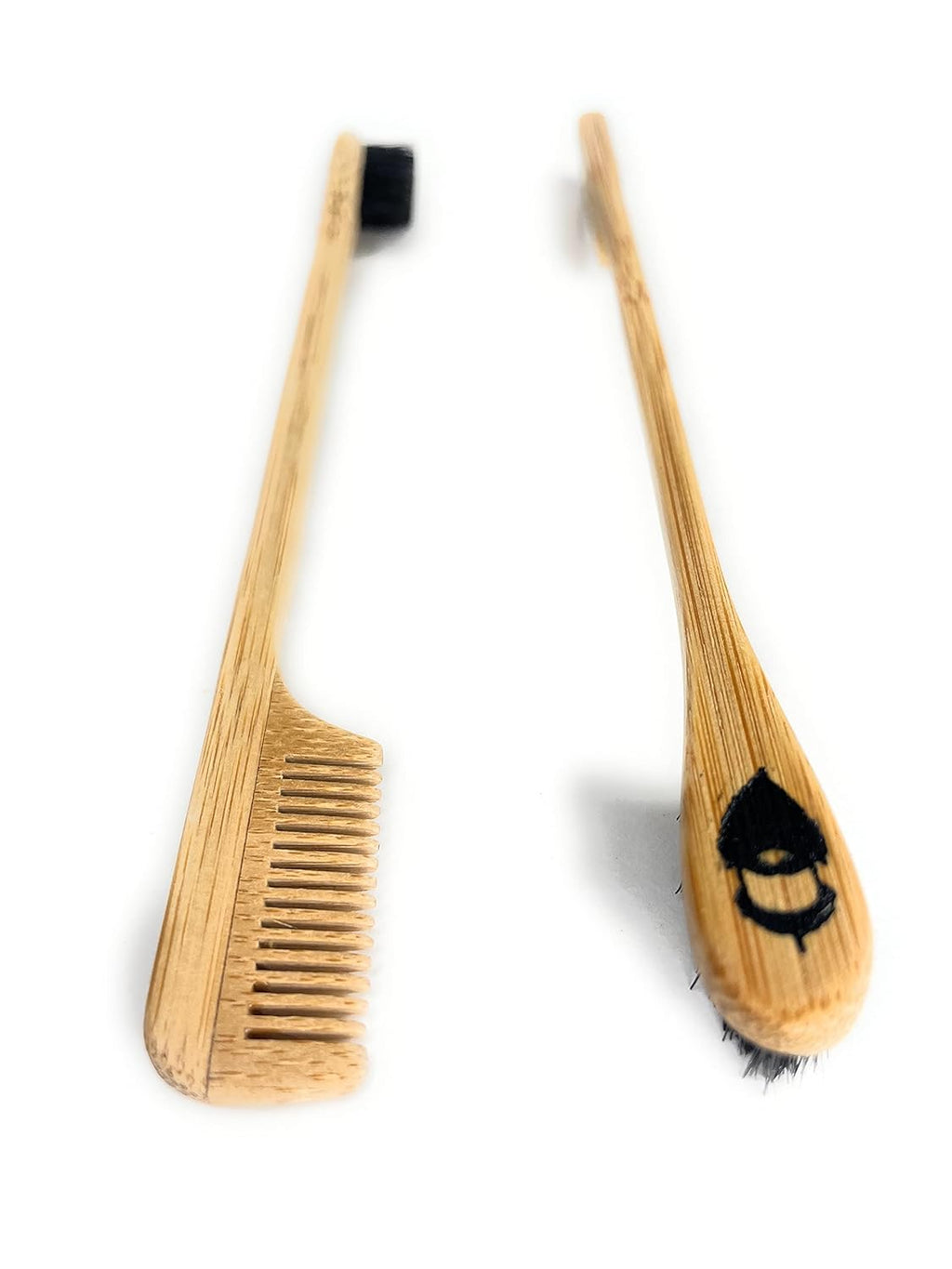 2-in-1 Sapling Mustache Brush & Comb (2-pack)