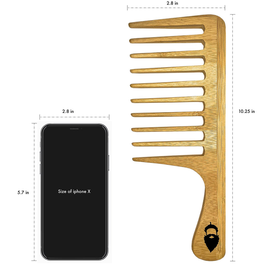 Sequoia Beard Rake - XL Oversized Detangler Comb