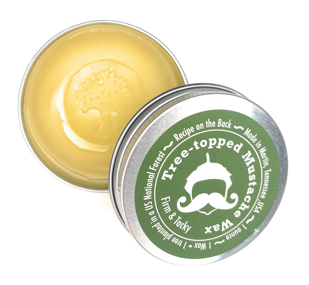 Tree-Topped Mustache Wax – Firm & Tacky