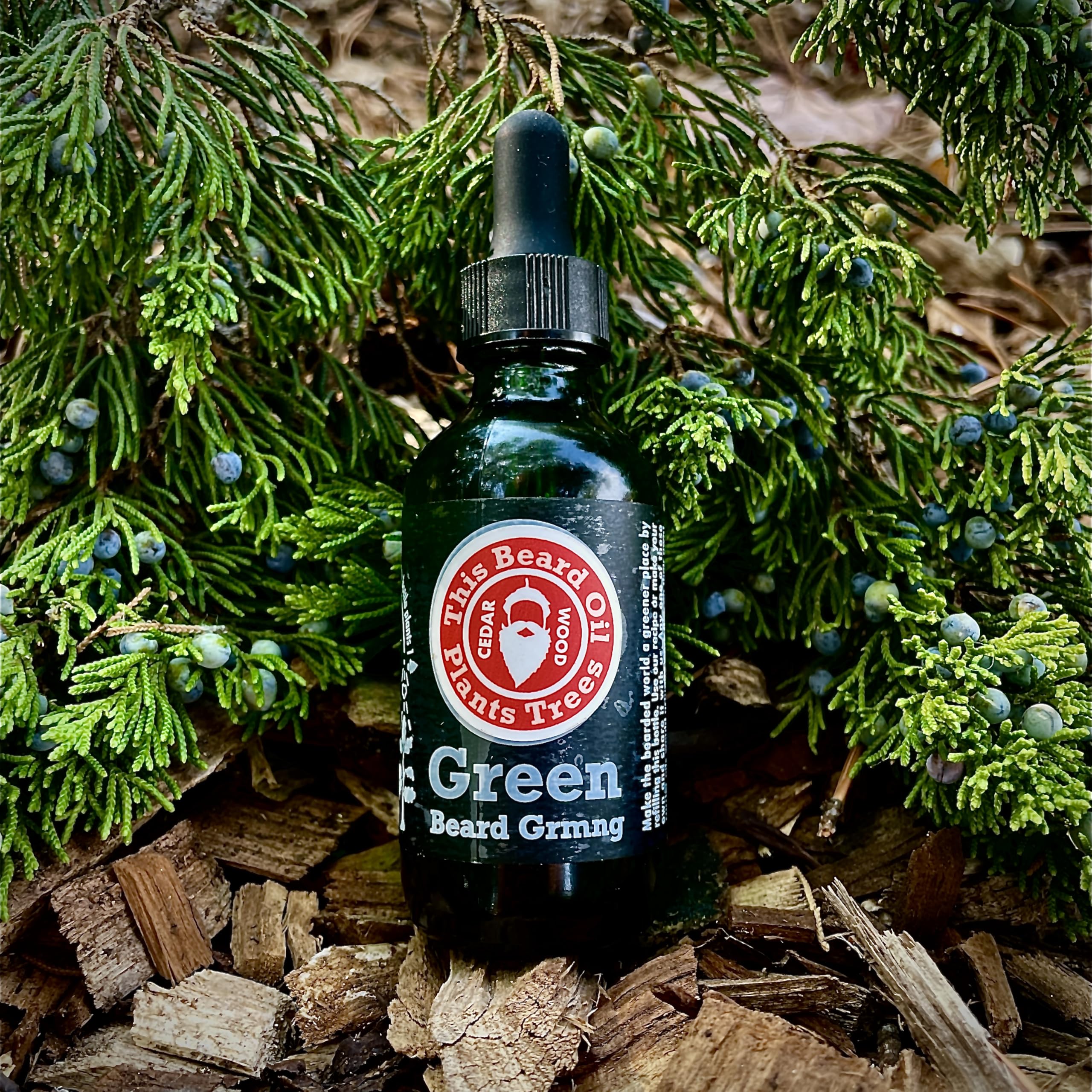 Natural Men’s Beard Oil with Hempseed, Jojoba, Meadowfoam & Coconut Oils - 2 oz