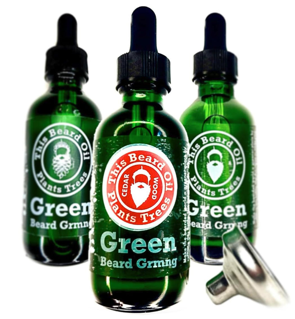 Natural Men’s Beard Oil with Hempseed, Jojoba, Meadowfoam & Coconut Oils - 2 oz
