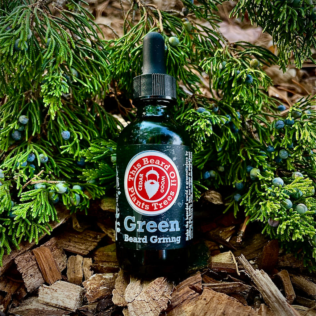 Natural Men’s Beard Oil with Hempseed, Jojoba, Meadowfoam & Coconut Oils - 2 oz