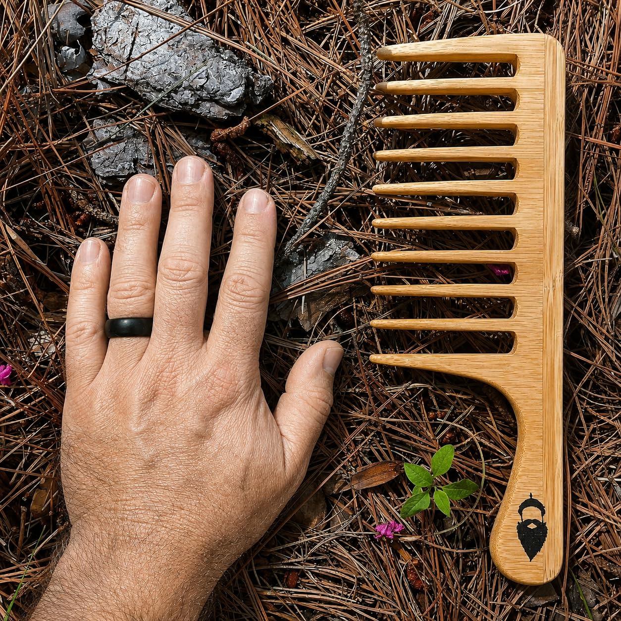 Sequoia Beard Rake - XL Oversized Detangler Comb