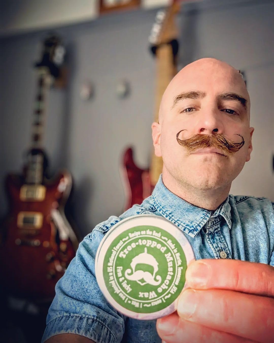 Tree-Topped Mustache Wax – Firm & Tacky