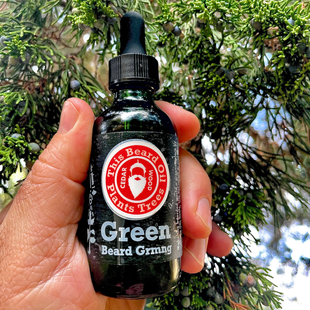 Natural Men’s Beard Oil with Hempseed, Jojoba, Meadowfoam & Coconut Oils - 2 oz
