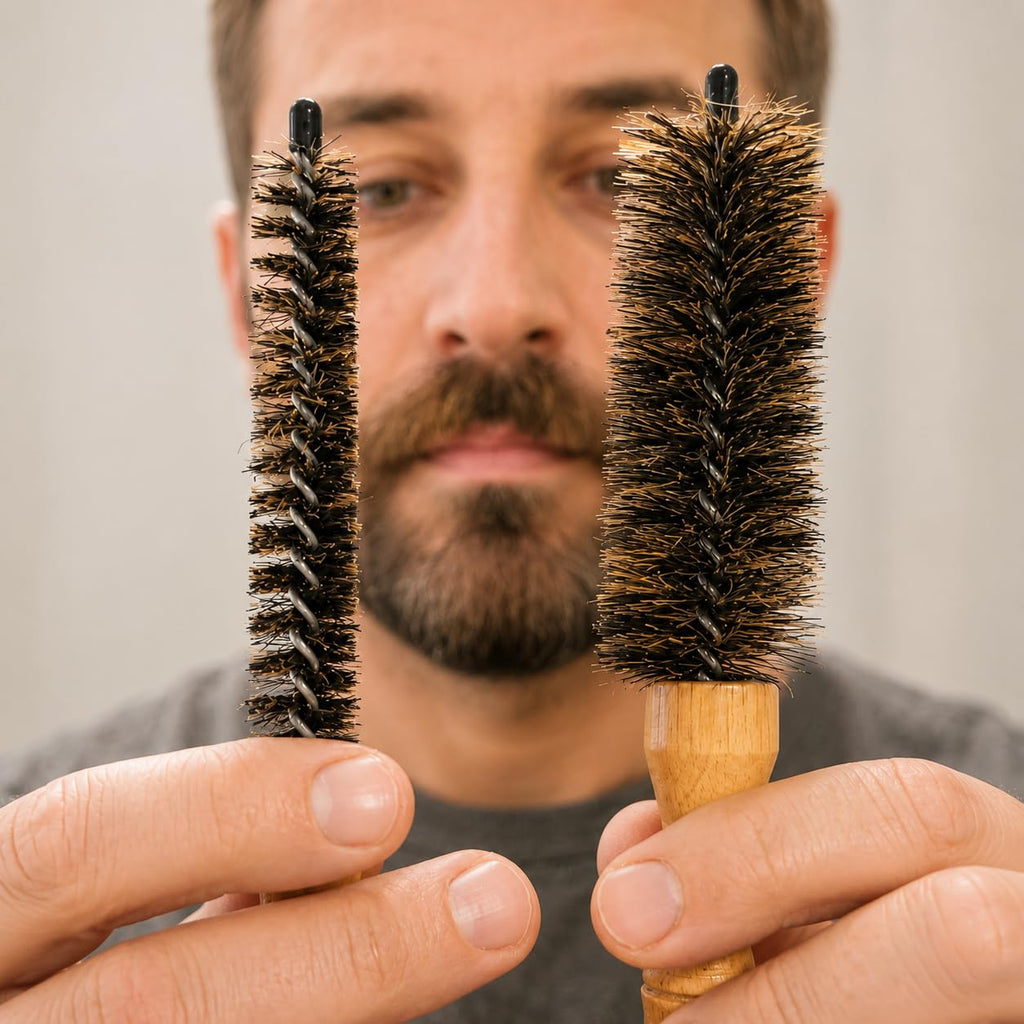 Twisted Timber Round Mustache Brush (2-Pack)