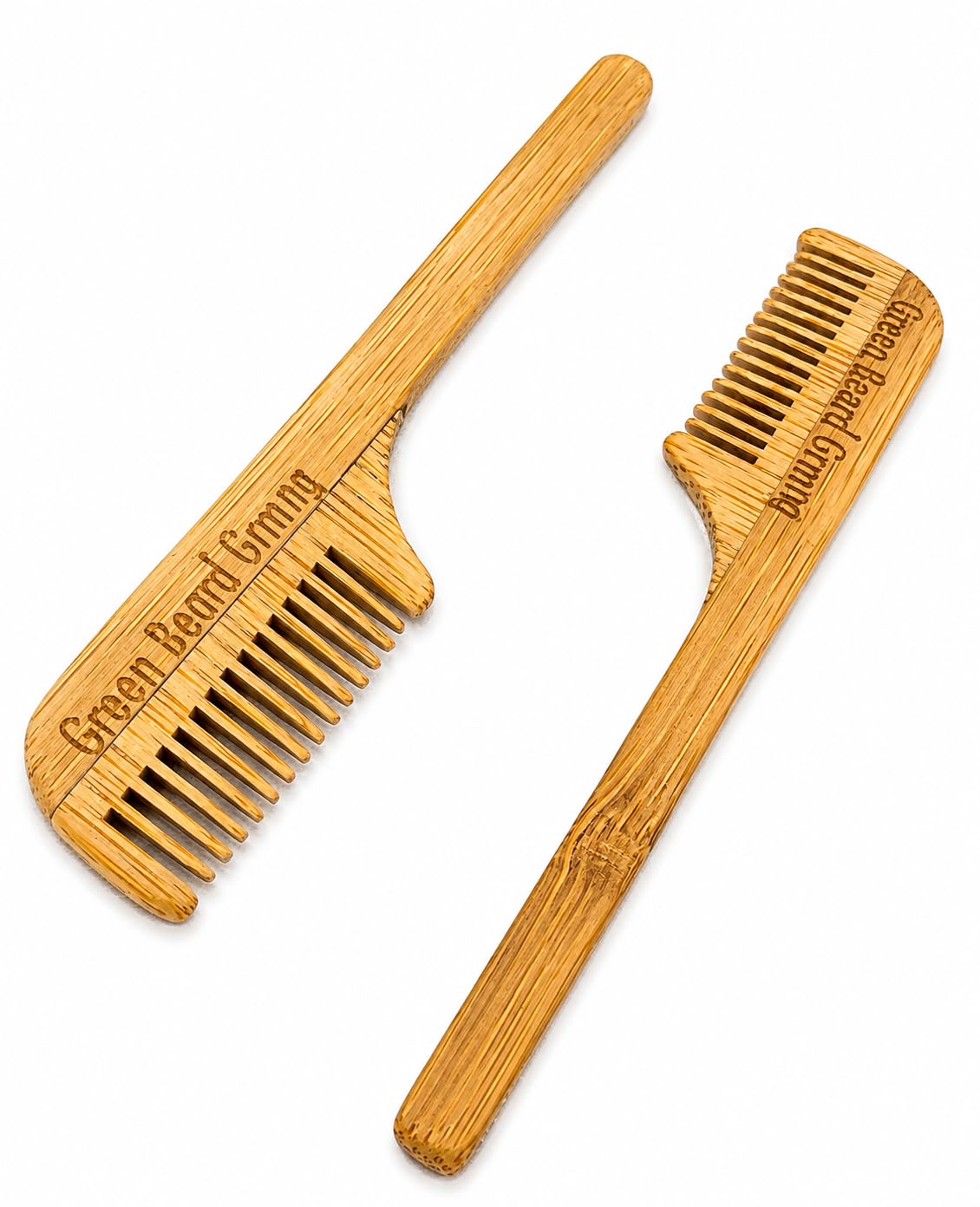 Sapling Grove Mustache Brush & Comb Set – 4 Piece