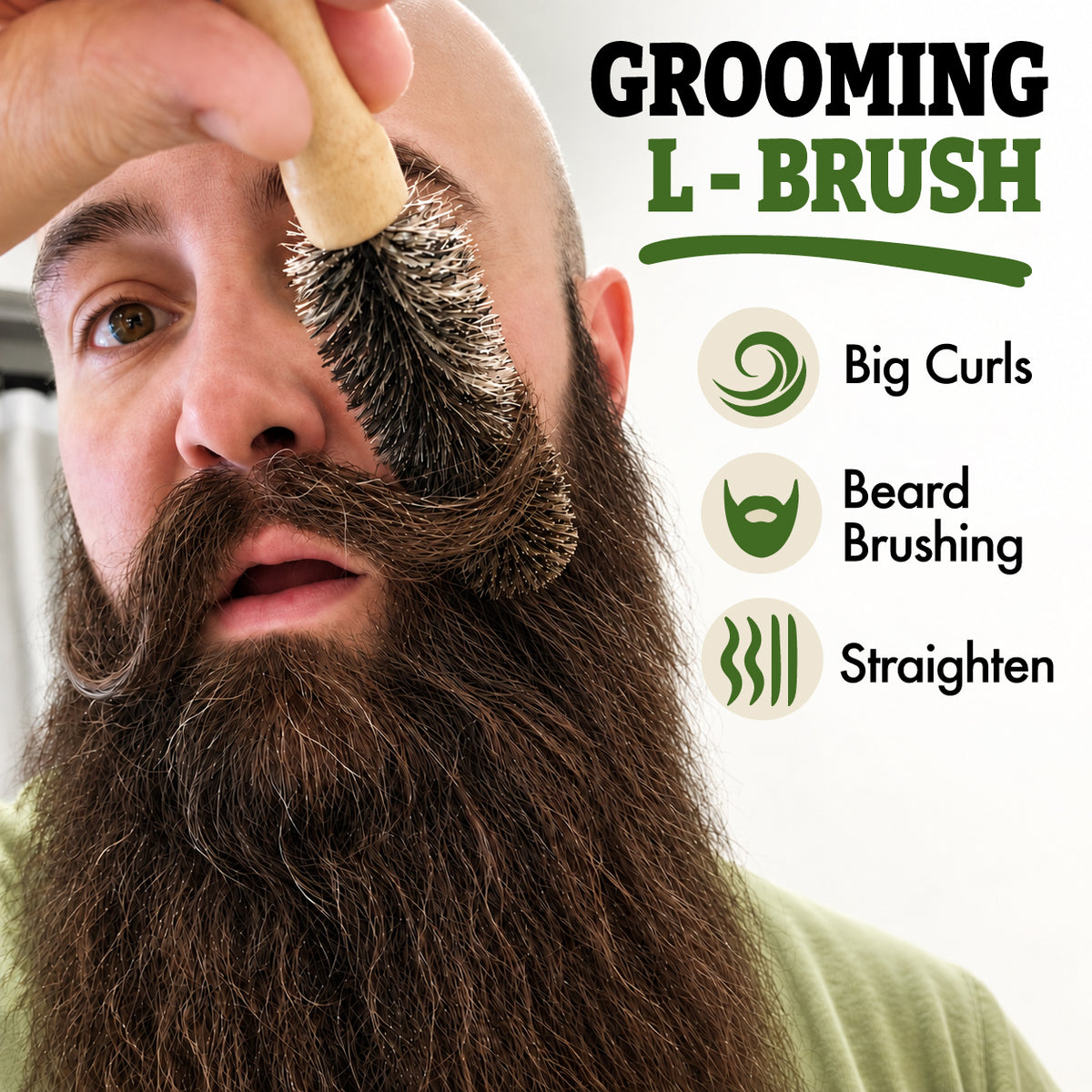 Twisted Timber Round Mustache Brush (2-Pack)