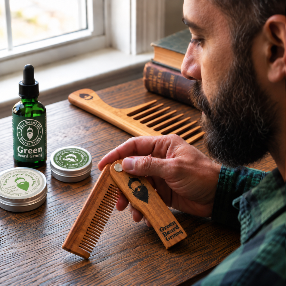 Tree-Topped Mustache Wax – Firm & Tacky