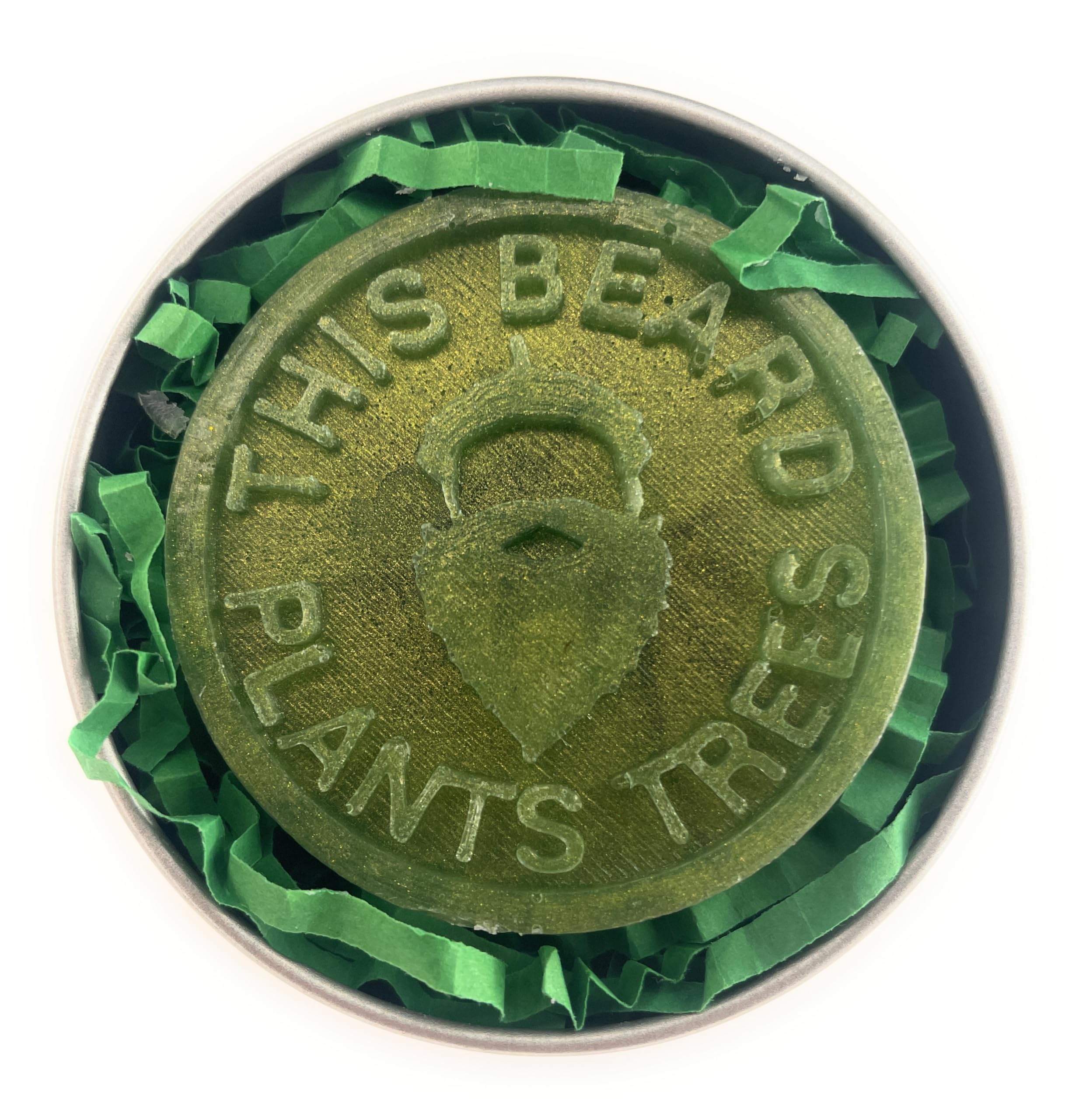 Green Beard Grmng Beard Wash Bar – Solid Beard & Mustache Shampoo
