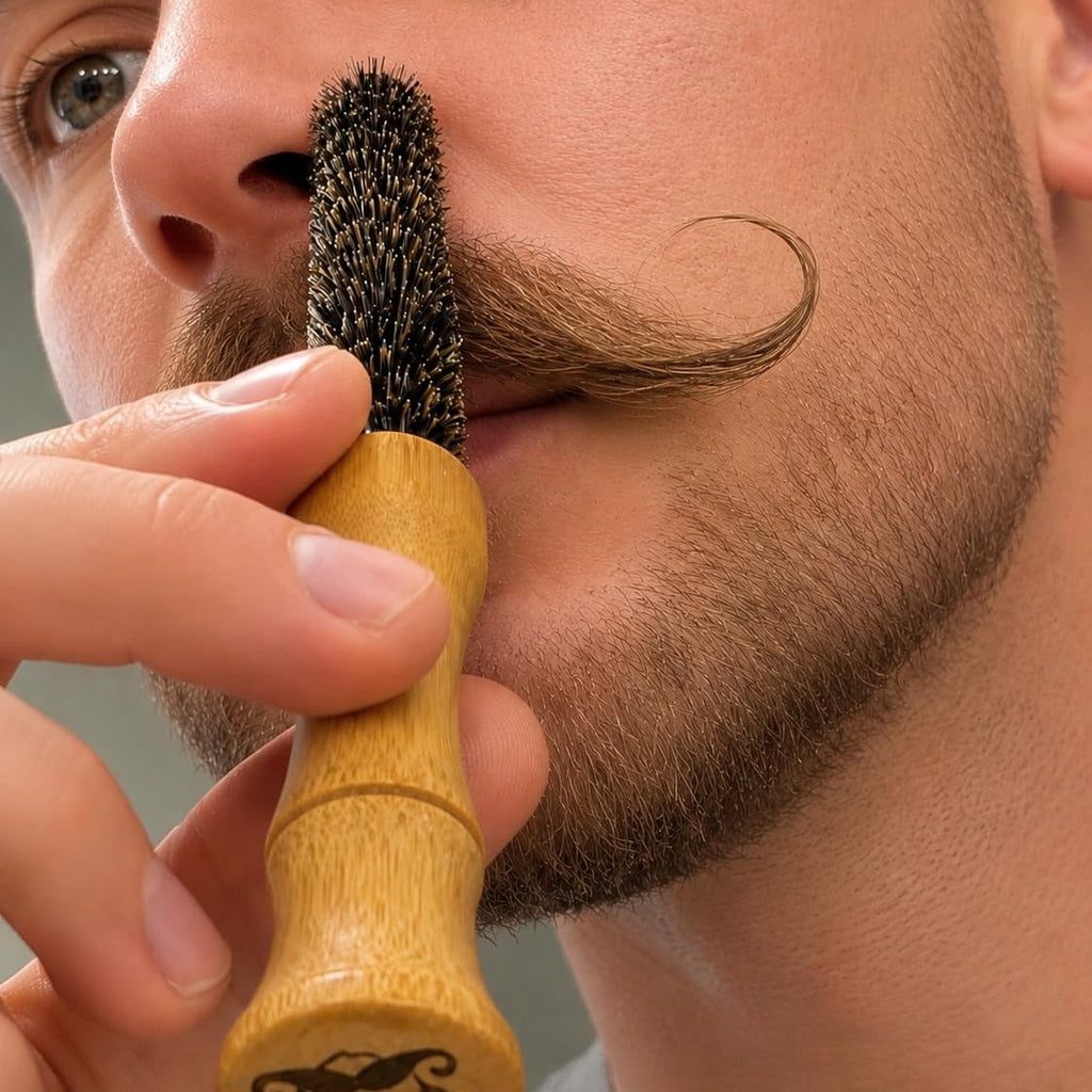 Twisted Timber Round Mustache Brush (2-Pack)