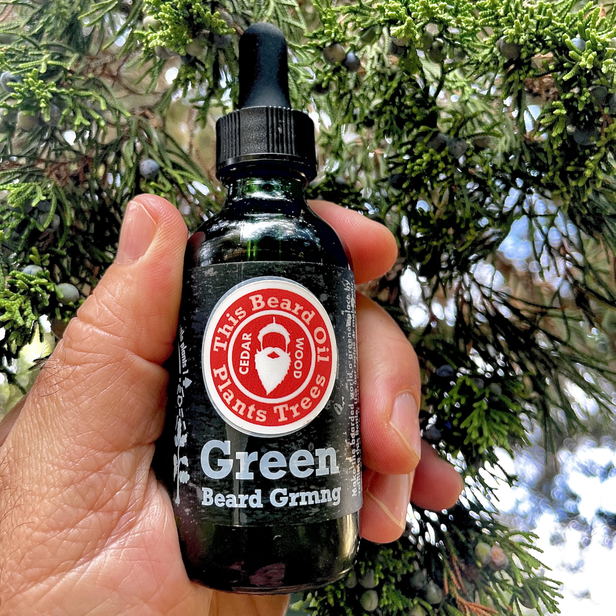 Natural Men’s Beard Oil with Hempseed, Jojoba, Meadowfoam & Coconut Oils - 2 oz