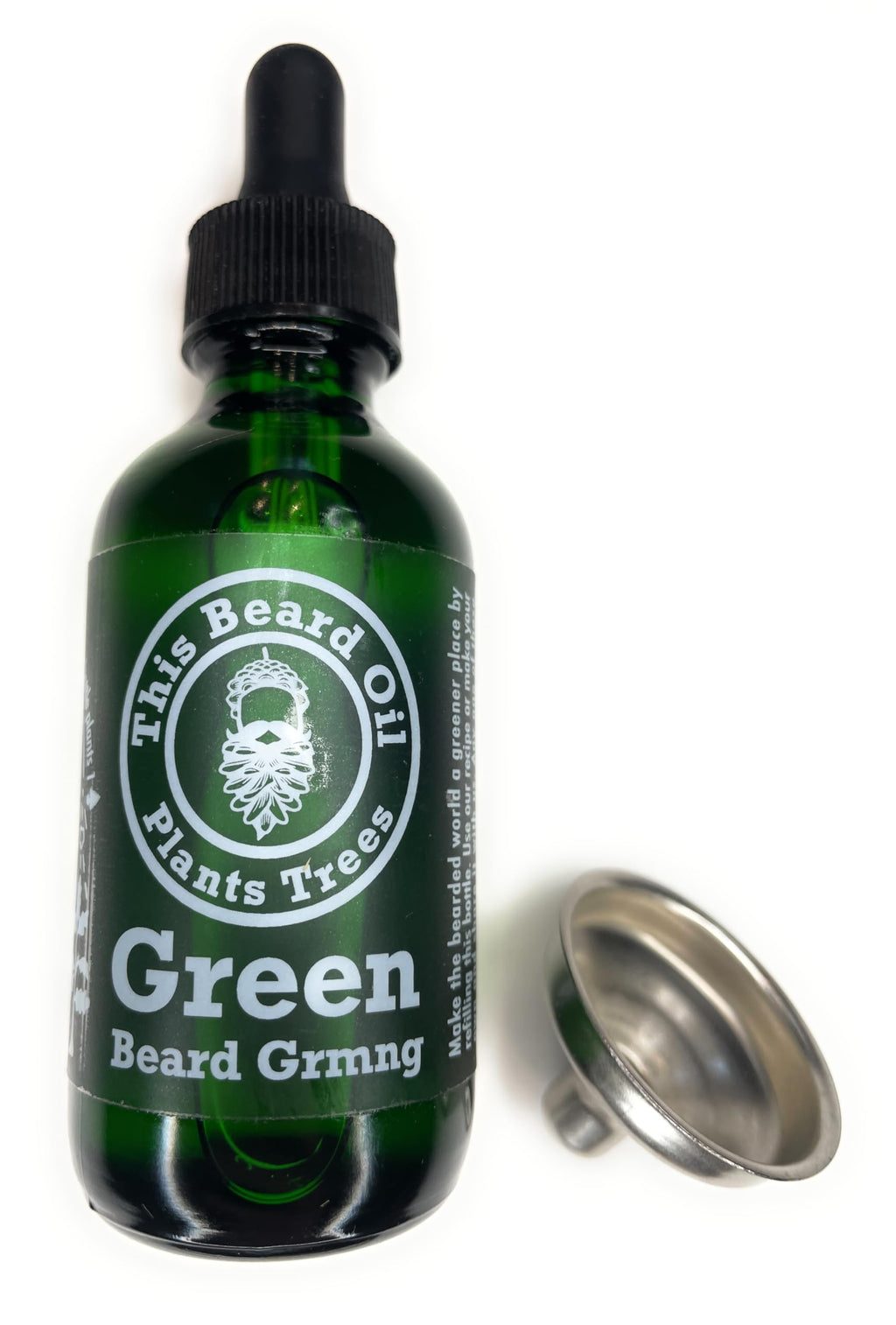 Natural Men’s Beard Oil with Hempseed, Jojoba, Meadowfoam & Coconut Oils - 2 oz