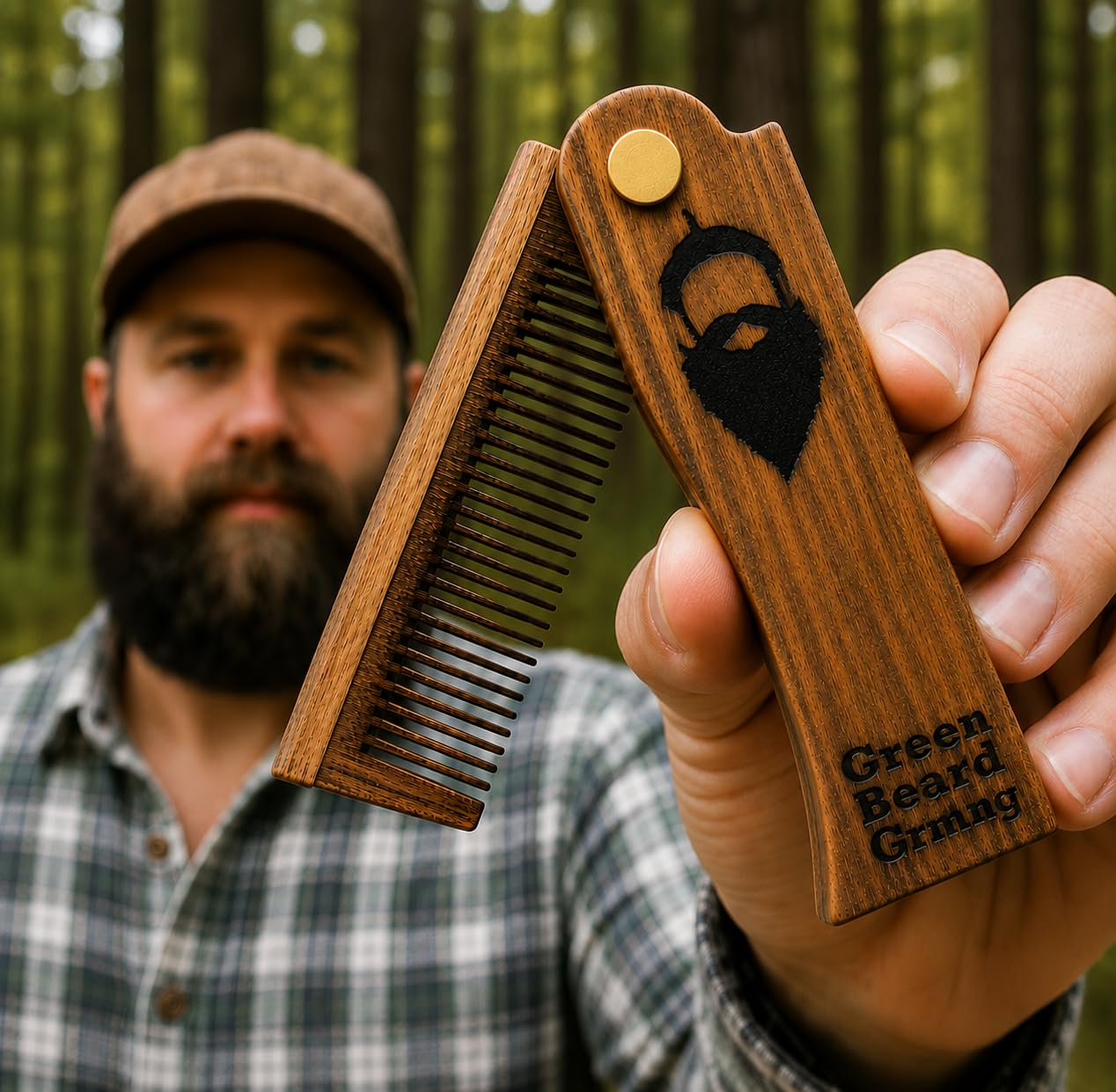 Tree-mendous Sandalwood Folding Comb
