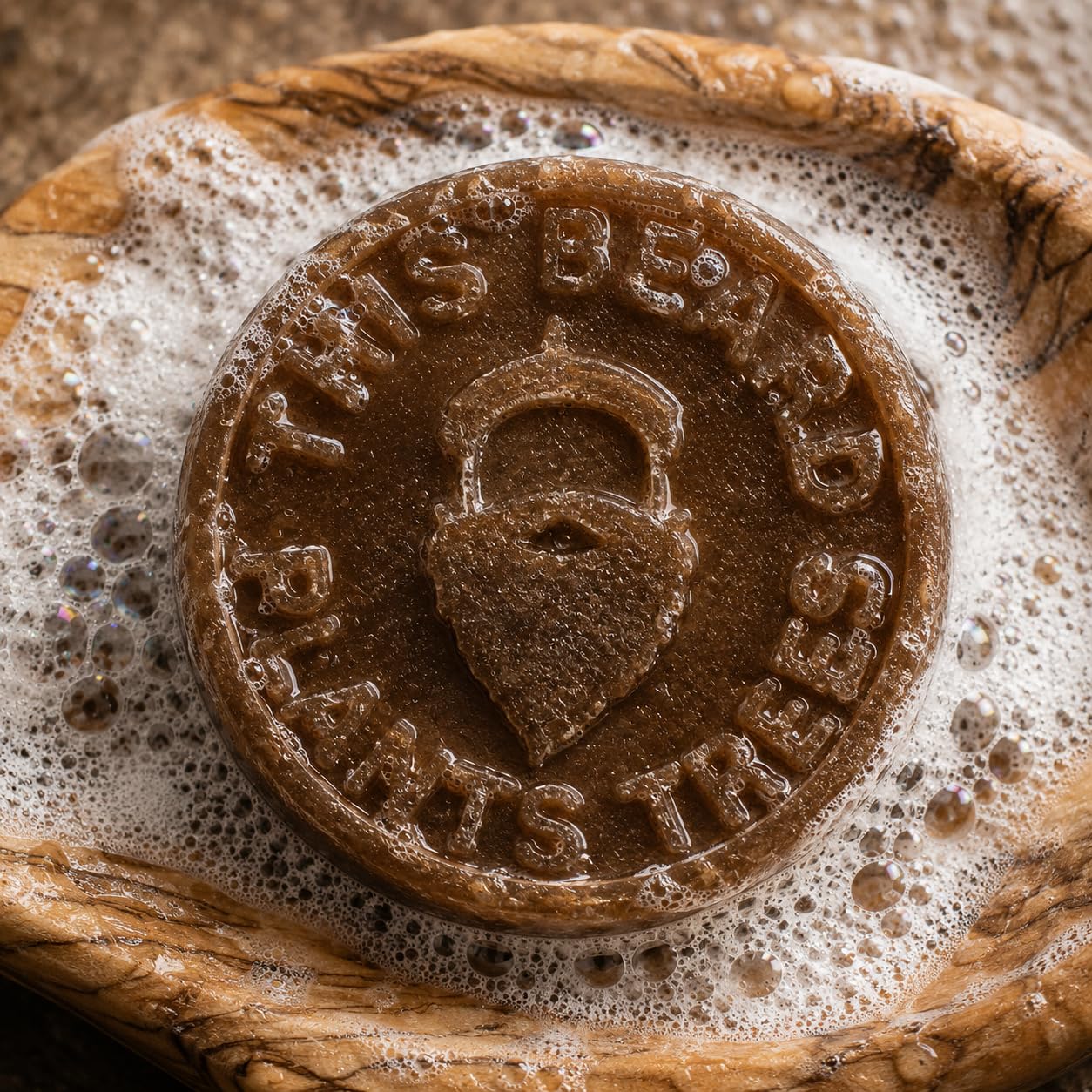 Green Beard Grmng Beard Wash Bar – Solid Beard & Mustache Shampoo