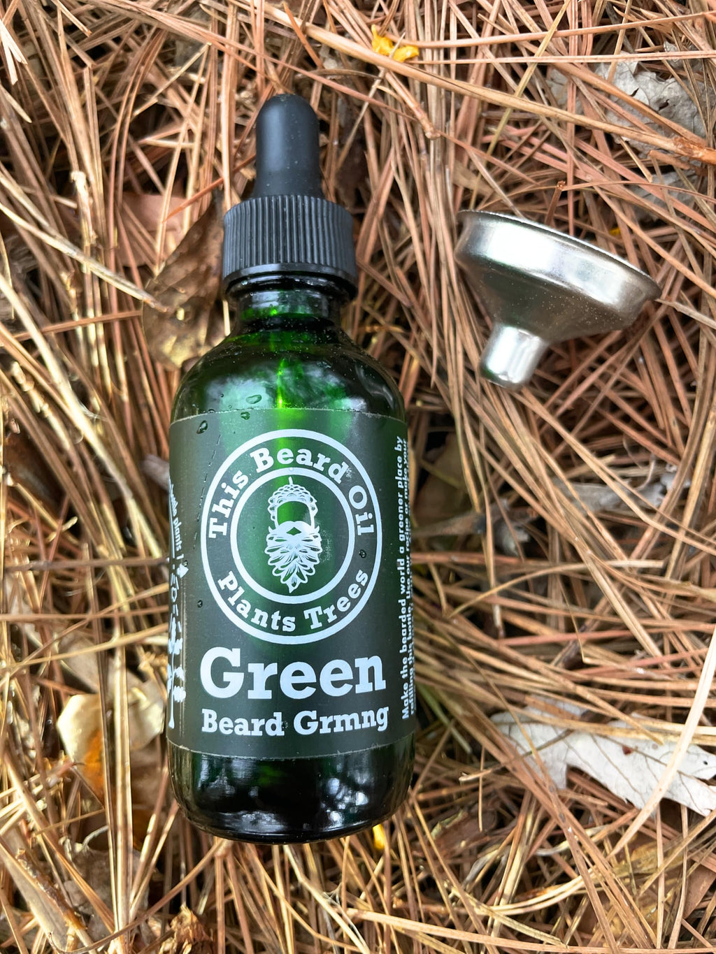 Natural Men’s Beard Oil with Hempseed, Jojoba, Meadowfoam & Coconut Oils - 2 oz