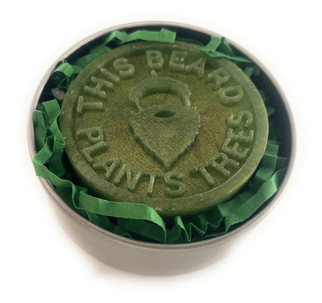 Green Beard Grmng Beard Wash Bar – Solid Beard & Mustache Shampoo