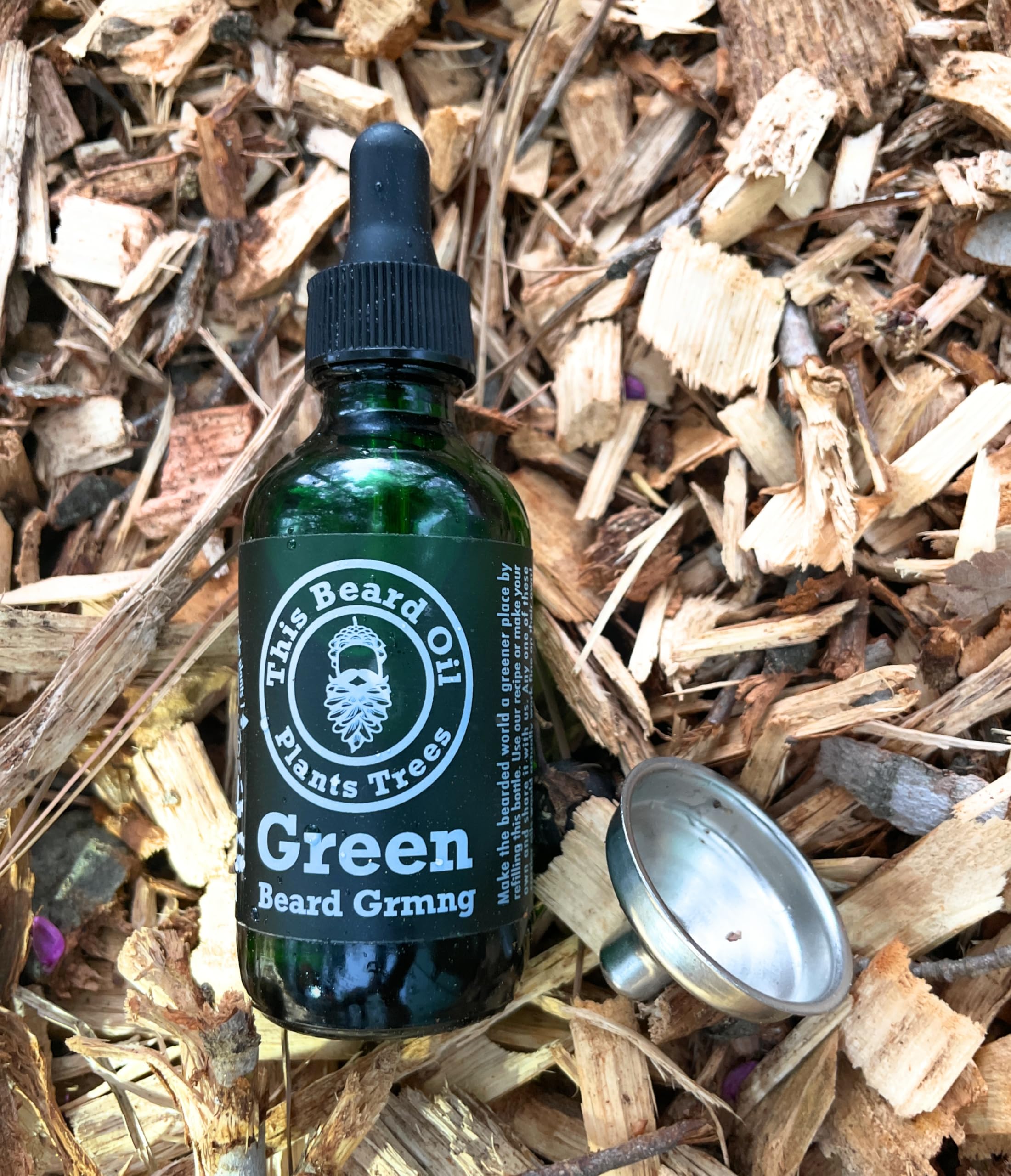 Natural Men’s Beard Oil with Hempseed, Jojoba, Meadowfoam & Coconut Oils - 2 oz